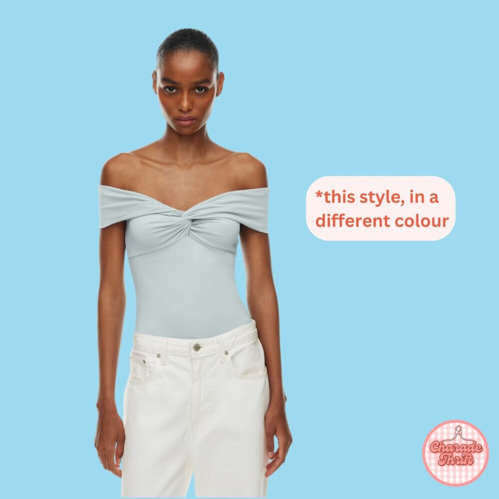 Babaton x Aritzia "Contour Twist Off-Shoulder Top" - Picture 2 of 3